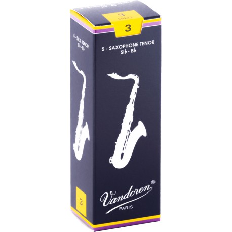 Boite de 5 anches saxophone tenor force 3