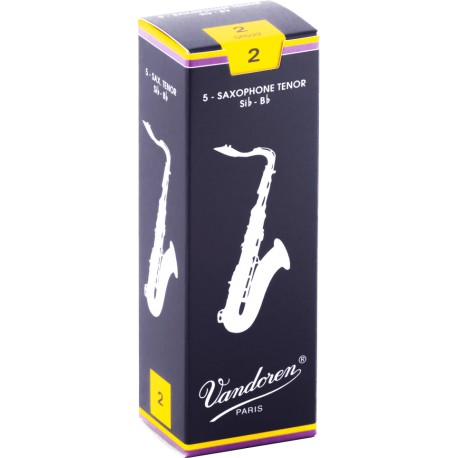 Boite de 5 anches saxophone tenor force 2