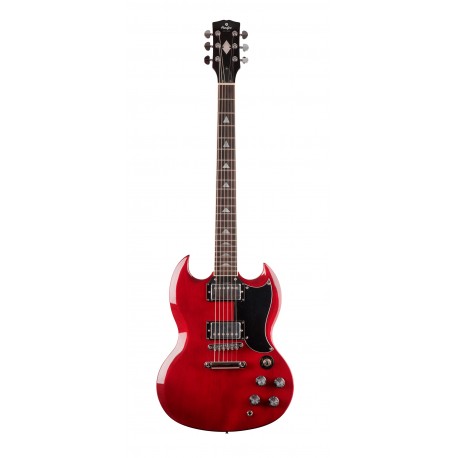 Guitare électrique Prodipe GS300 Gloss Wine Red