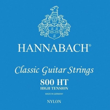 Cordes de guitare classique Hannabach Bleues tiran fort