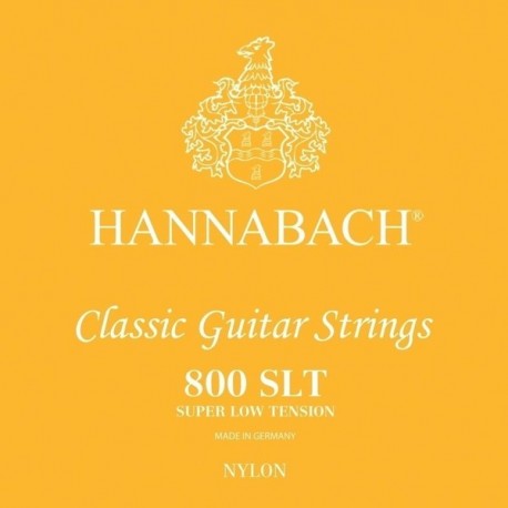 Cordes de guitare classique Hannabach jaune tiran très faible