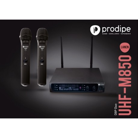 Système micro sans fil double Prodipe UHF M850 Duo