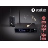 Système micro serre-tête sans fil Prodipe UHF B210 Headset Solo