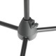 Pied de micro perche Adam Hall S6B noir
