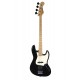Basse électrique Prodipe JB80 jazz noire manche érable