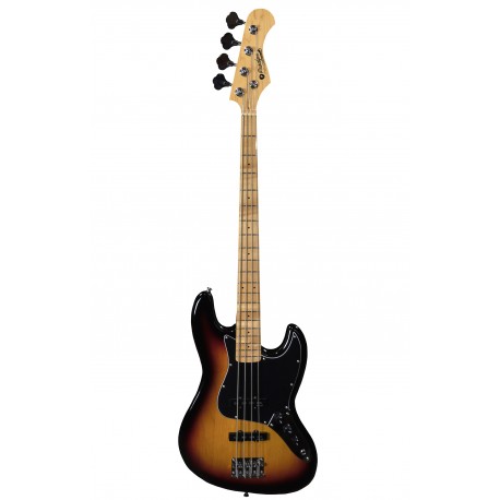 Basse électrique Prodipe JB80 jazz sunburst manche érable