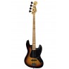 Basse électrique Prodipe JB80 jazz sunburst manche érable