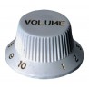 Bouton de volume blanc type Strat