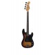 Basse électrique precision Prodipe PB80 RA sunburst
