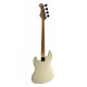 Basse électrique Jazz Prodipe PJ80 RA Vintage White