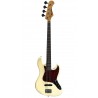 Basse électrique Jazz Prodipe JB80 RA Vintage White