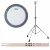 Pack pad Remo 8 pouces avec pied et baguettes