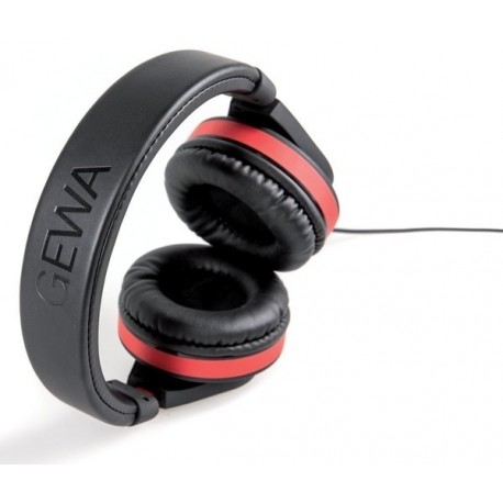 Casque Gewa HP Six noir et rouge