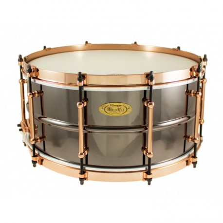 Caisse claire Worldmax black Dawg laiton 14x6.5 Aztec Gold Vintage