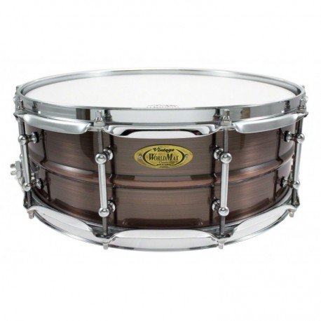 Caisse claire Worldmax laiton brossé Black Dawg 14x5
