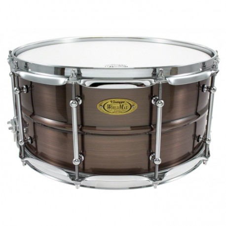 Caisse claire Worldmax laiton brossé Black Dawg 14x6.5