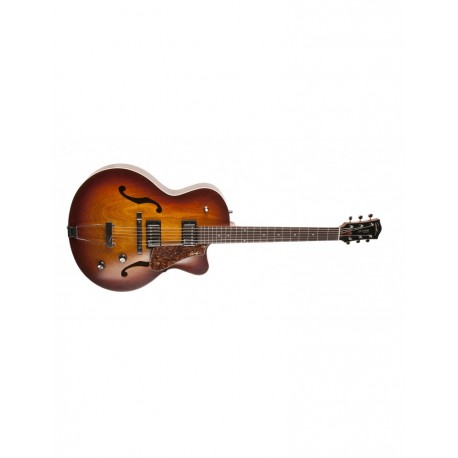 Guitare électrique Godin 5Th Avenue CW Kingpin II Cognac burst