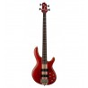Basse électrique Cort Artisan A4 Plus open pore rouge cerise