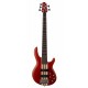 Basse électrique Cort Artisan A5 plus FMMH OPBC acajou rouge