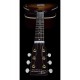 Guitare folk Norman Protégé B18 parlor Cherry Burst GT Q discrete