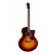 Guitare électro Norman Protégé B18 CW Mini Jumbo Cherry Burst