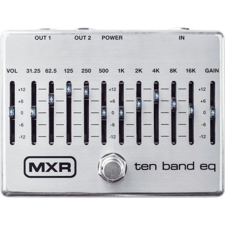 Pédale guitare et basse équaliseur MXR M108S