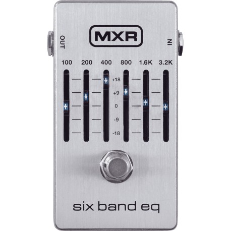 Pédale guitare équaliseur 6 bandes MXR M109S