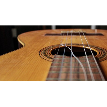 Changement de cordes sur guitare classique
