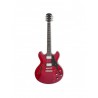 Guitare hollow body Sire H7 Seetrough Red
