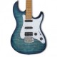 Guitare électrique Sire by Larry Carlton S7 TBL transparent bleu