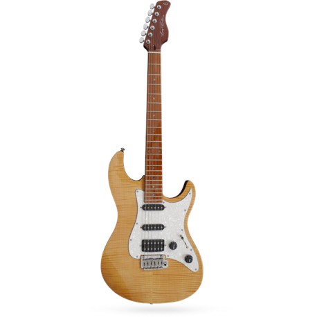 Guitare électrique Sire by Larry Carlton S7 FM NT naturelle flammée