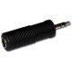 Adaptateur jack stéréo 6.35 femelle vers mini jack stéréo male Audiophony