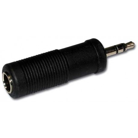 Adaptateur jack stéréo 6.35 femelle vers mini jack stéréo male Audiophony