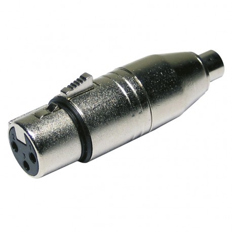 Adaptateur XLR femelle vers RCA femelle AUDIOPHONY