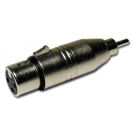 Adaptateur XLR femelle vers RCA mâle AUDIOPHONY