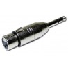 Adaptateur XLR femelle vers Jack male stéréo AUDIOPHONY