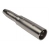Adaptateur XLR mâle vers Jack femelle AUDIOPHONY