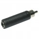 Adaptateur Jack 6,35 femelle vers RCA mâle AUDIOPHONY
