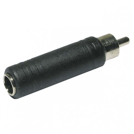 Adaptateur Jack 6,35 femelle vers RCA mâle AUDIOPHONY