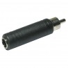 Adaptateur Jack 6,35 femelle vers RCA mâle AUDIOPHONY