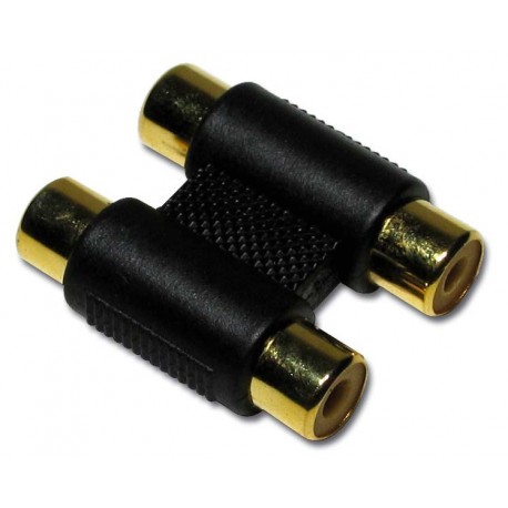 Adaptateur 2 x RCA femelle vers 2 RCA femelle AUDIOPHONY