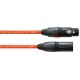 Cable micro XLR/XLR Cordial PEAK orange 5 metres