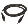 Cordon ligne Jack 3,5 mm stéréo mâle / 3,5 stéréo mâle